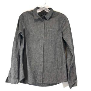 Madewell Broadway & Broome Chambray 100% Cotton button down Shirt